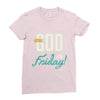 Thank GOD it's Friday Ladies Fitted T-Shirt