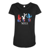 4th of July Maternity Scoop Neck T-shirt