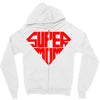 super mom 1 png Zipper Hoodie