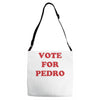 vote for pedro film retro napoleon classic sticker transfer iron on Adjustable Strap Totes