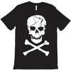 skull and crossbones pirate neon T-Shirt