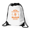 I am a Leukemia Cancer Survivor - What's Your Superpower? Drawstring Bags