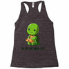 ninja diet (green) Racerback Tank
