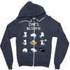 cat's resume Zipper Hoodie