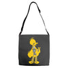 big bird x ray Adjustable Strap Totes