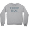 running sucks Crewneck Sweatshirt