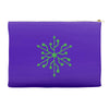 snowflake geek usb green Accessory Pouches