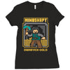 mine shaft Ladies Fitted T-Shirt