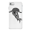zombie eating brains iPhone 7 Case