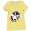 narwhal rainbow stormtrooper Ladies Fitted T-Shirt