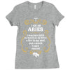 i am an aries Ladies Fitted T-Shirt