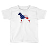 patriotic boxer Toddler T-shirt