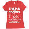 papa und tochter Ladies Fitted T-Shirt