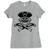 retro pirate Ladies Fitted T-Shirt