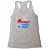 i was normal three cats ago Racerback Tank