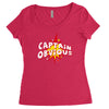 captain obvious Women's Triblend Scoop T-shirt