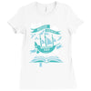 never grow up Ladies Fitted T-Shirt