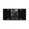war paint License Plate