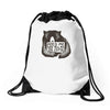 feed me and tell me i'm cutie Drawstring Bags