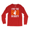 i put the boo in booty Long Sleeve Shirts