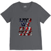 star spangled hammered V-Neck Tee