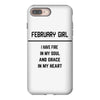 February Girl iPhone 8 Plus