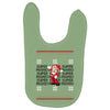 ugly super mario christmas Baby Bibs
