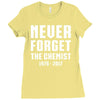 Never Forget The Chemist Ladies Fitted T-Shirt