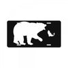 Bear Fishing License Plate