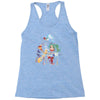 the burning joke Racerback Tank