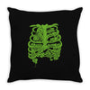 ooozing kittehs Throw Pillow