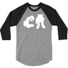 ca cartoon hands 3/4 Sleeve Shirt