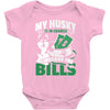 my husky is in charge! Baby Bodysuit
