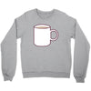 glass and coffee Crewneck Sweatshirt