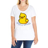 i don't give a duck Ladies Curvy T-Shirt