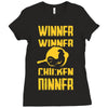 winner winner chicken dinner Ladies Fitted T-Shirt