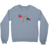 i heart pi day Crewneck Sweatshirt