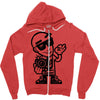 low life Zipper Hoodie