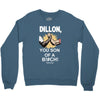 predator movie dillon licensed adult Crewneck Sweatshirt