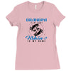 Grandpa is my Name Fishing Is My Game Ladies Fitted T-Shirt
