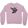 rocket vintage cartoon style Crewneck Sweatshirt
