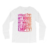 my heart is empty Long Sleeve Shirts