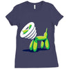 scratchy Ladies Fitted T-Shirt