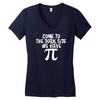 dork side dark Women's V-Neck T-Shirt