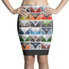 vw camper van fronts, ideal gift or birthday present Pencil Skirts