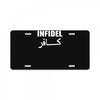 infidel t shirt  english retro cool License Plate