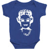 queen bee elizabeth 3d glasses Baby Bodysuit