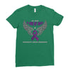 my hero is now my angel pancreatic cancer awareness Ladies Fitted T-Shirt