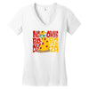 nobody owns pizza! Women's V-Neck T-Shirt