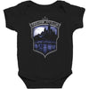 arkham asylum Baby Bodysuit
